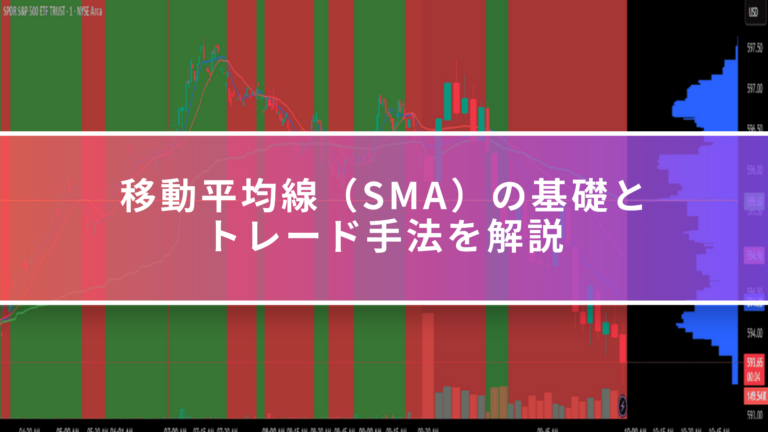 移動平均線(SMA)の基礎とトレード手法を解説